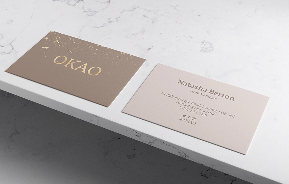 OKAO – Business Cards